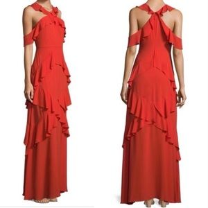 Never worn red BCBGMAXAZRIA maxi dress! Size 4!